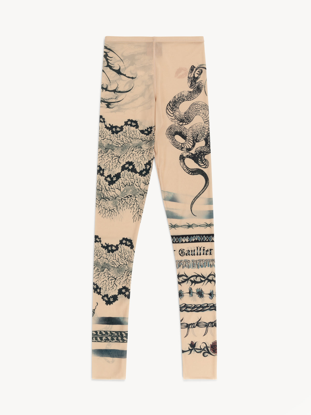JPG x KNWLS Trompe-l'oeil Tattoo Leggings