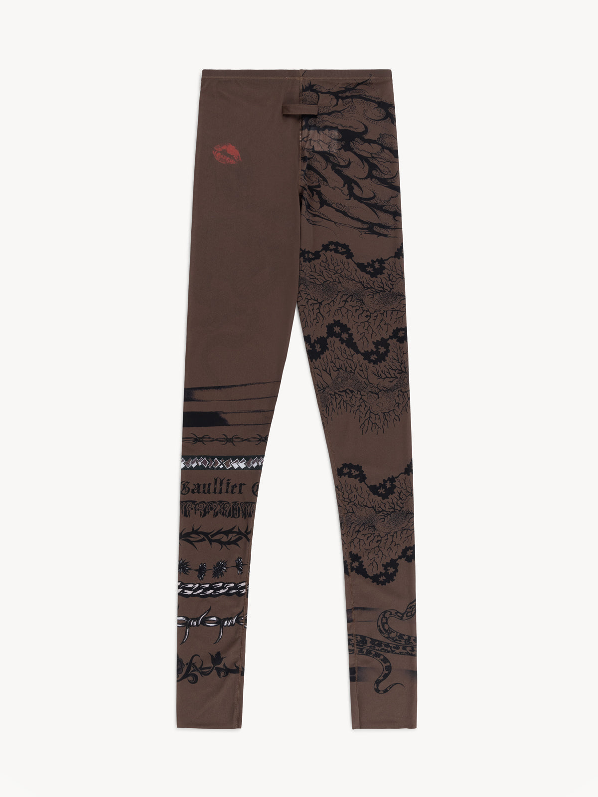 JPG x KNWLS Trompe-l'oeil Tattoo Leggings Dark