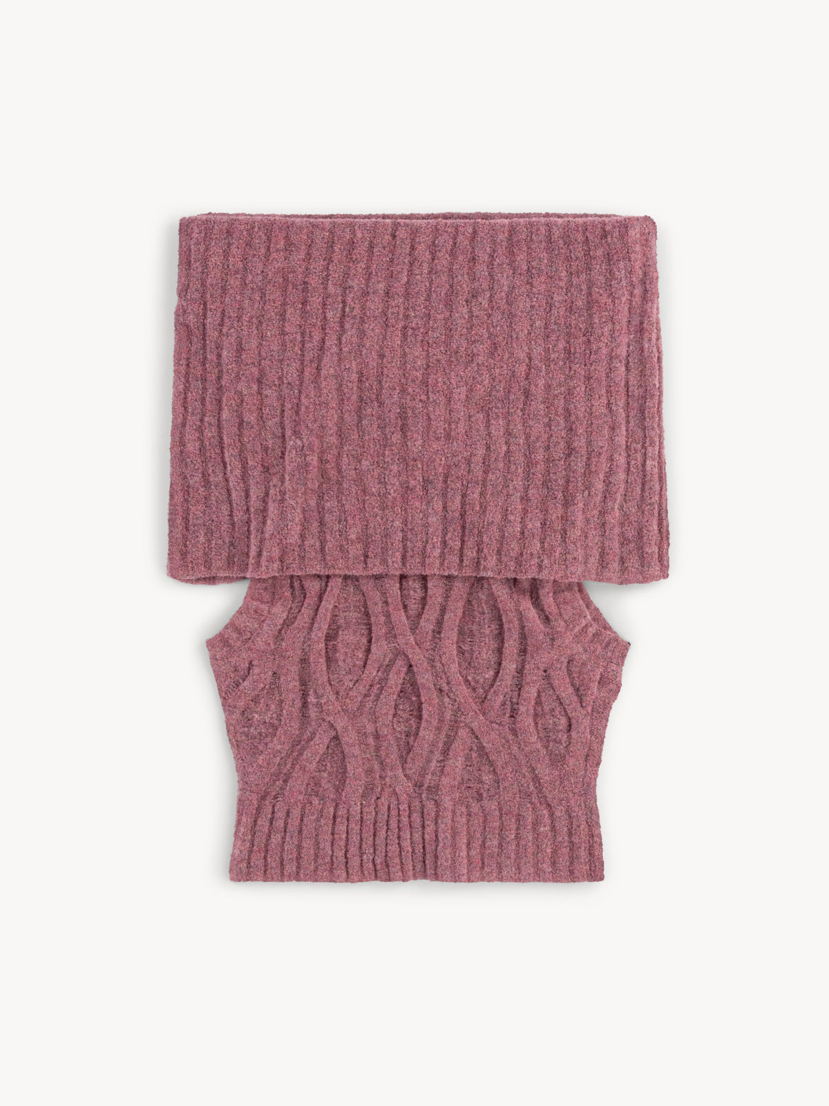 JPG x KNWLS Clavicle Top Raspberry