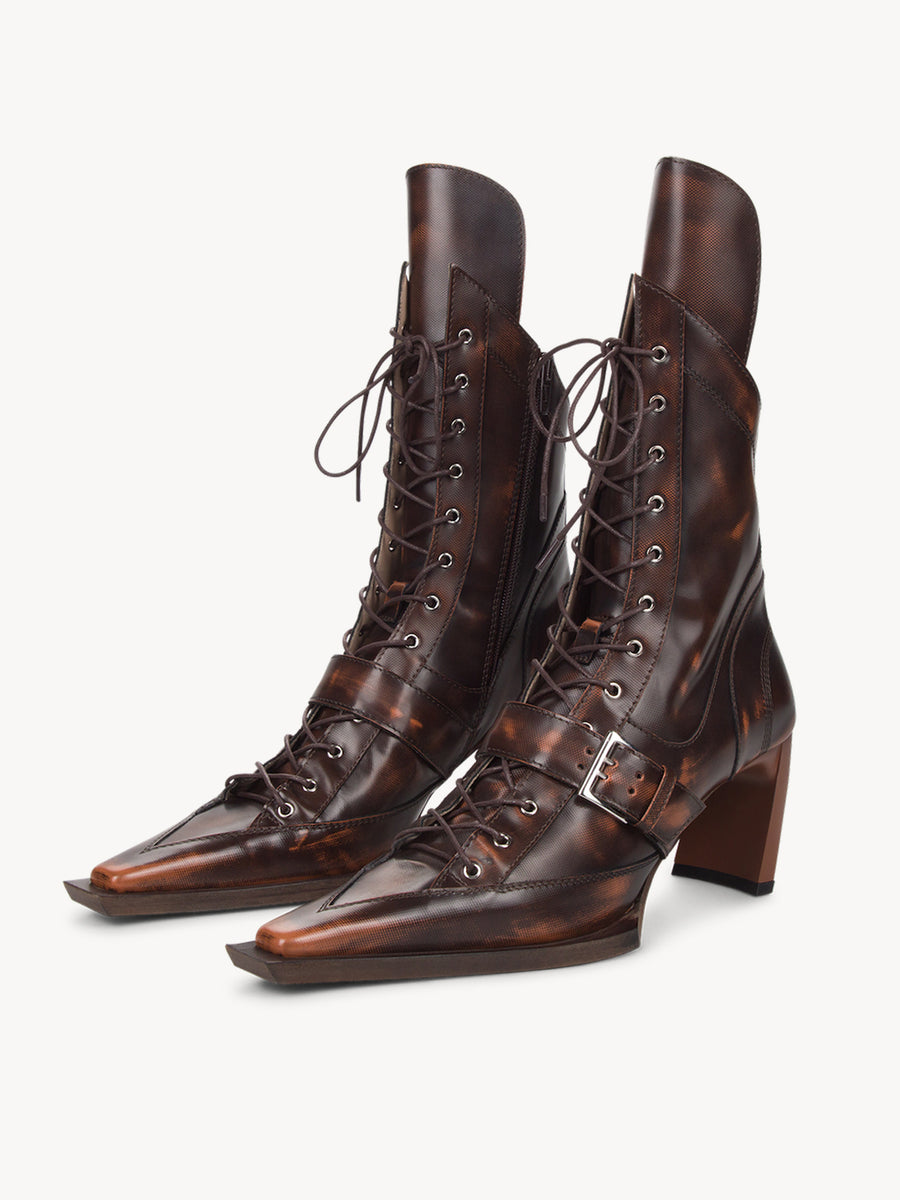 【関税込み】KNWLS ベージュ Serpent ミュール XSerpent Boots Delav Tan – KNWLS