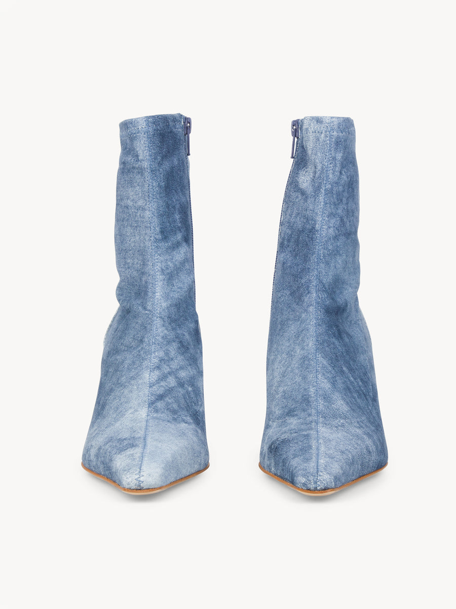 Zara blue outlet boots