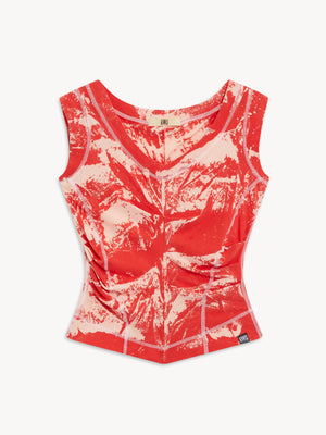Raze Top Washed Red