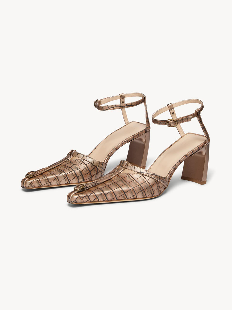 Serpent Mules Copper Croc – KNWLS