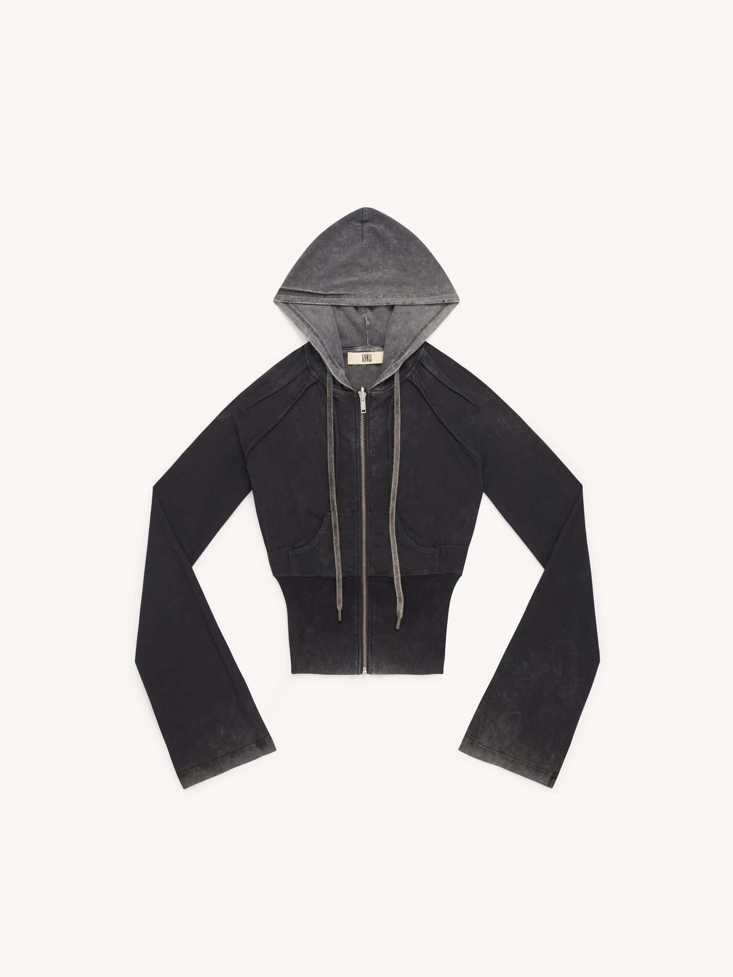 Bellona Hoodie Washed Black – KNWLS