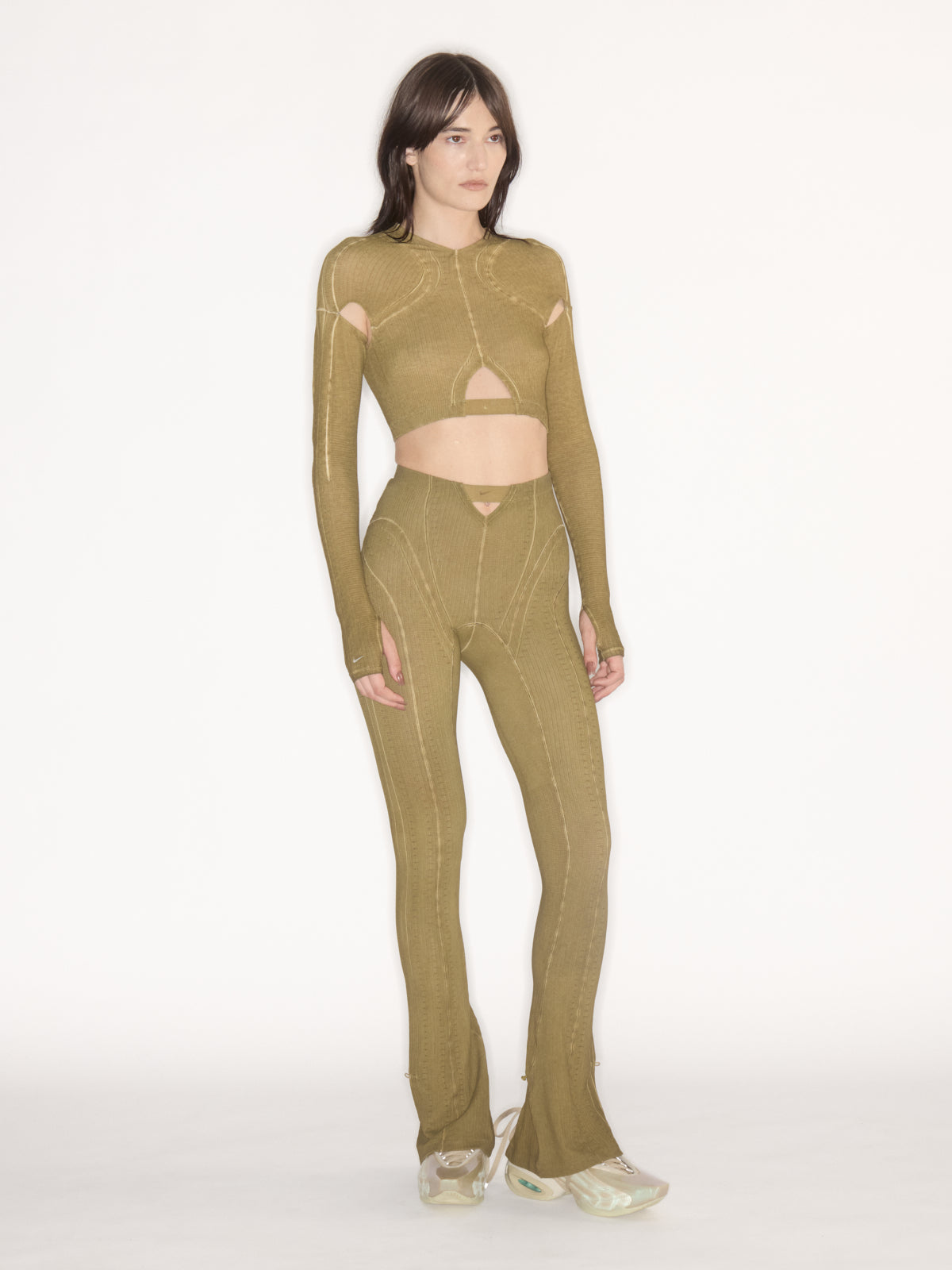 KNWLS Nike Ghost Leggings Olive Flak