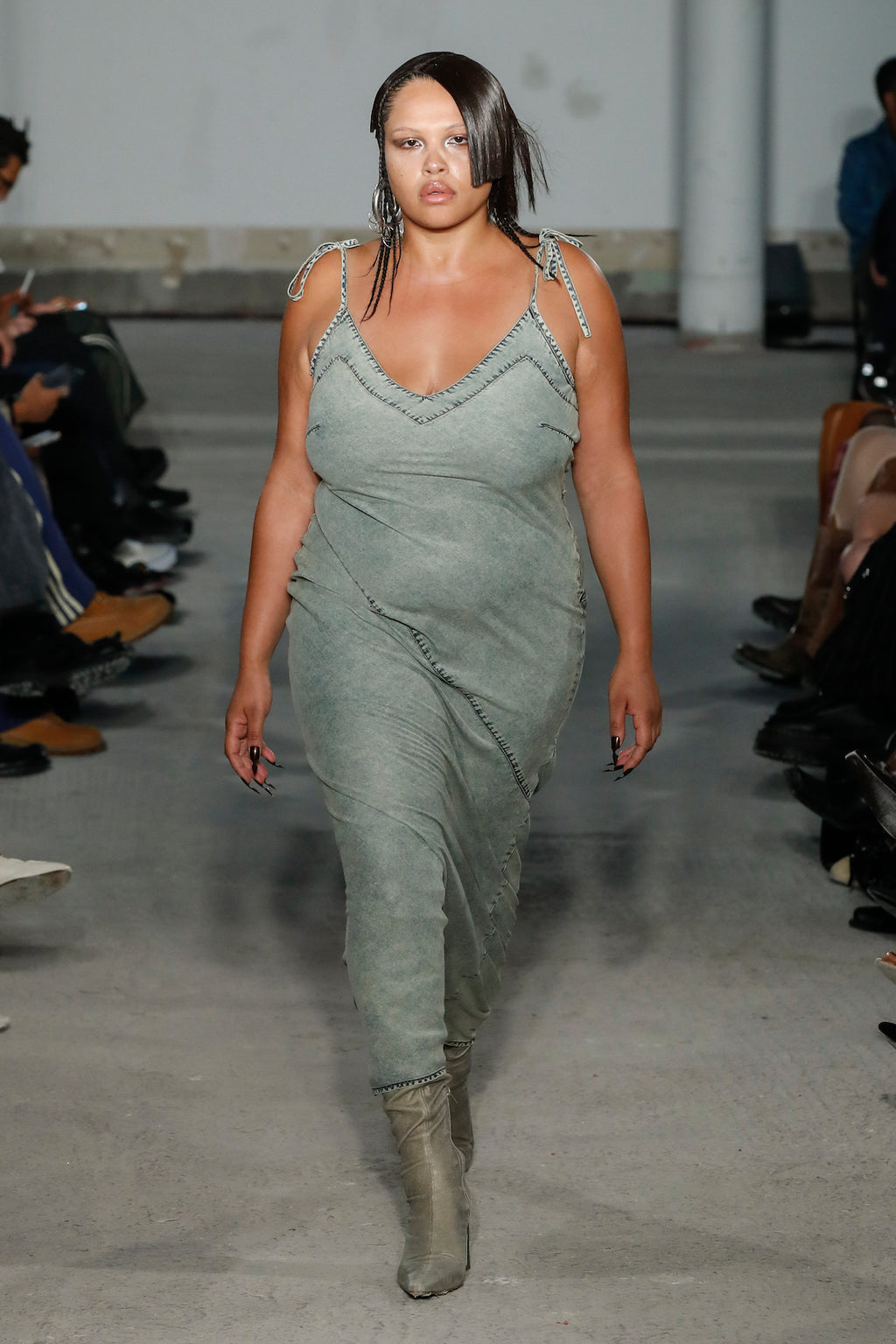 Issa Bias Dress Washed Blue