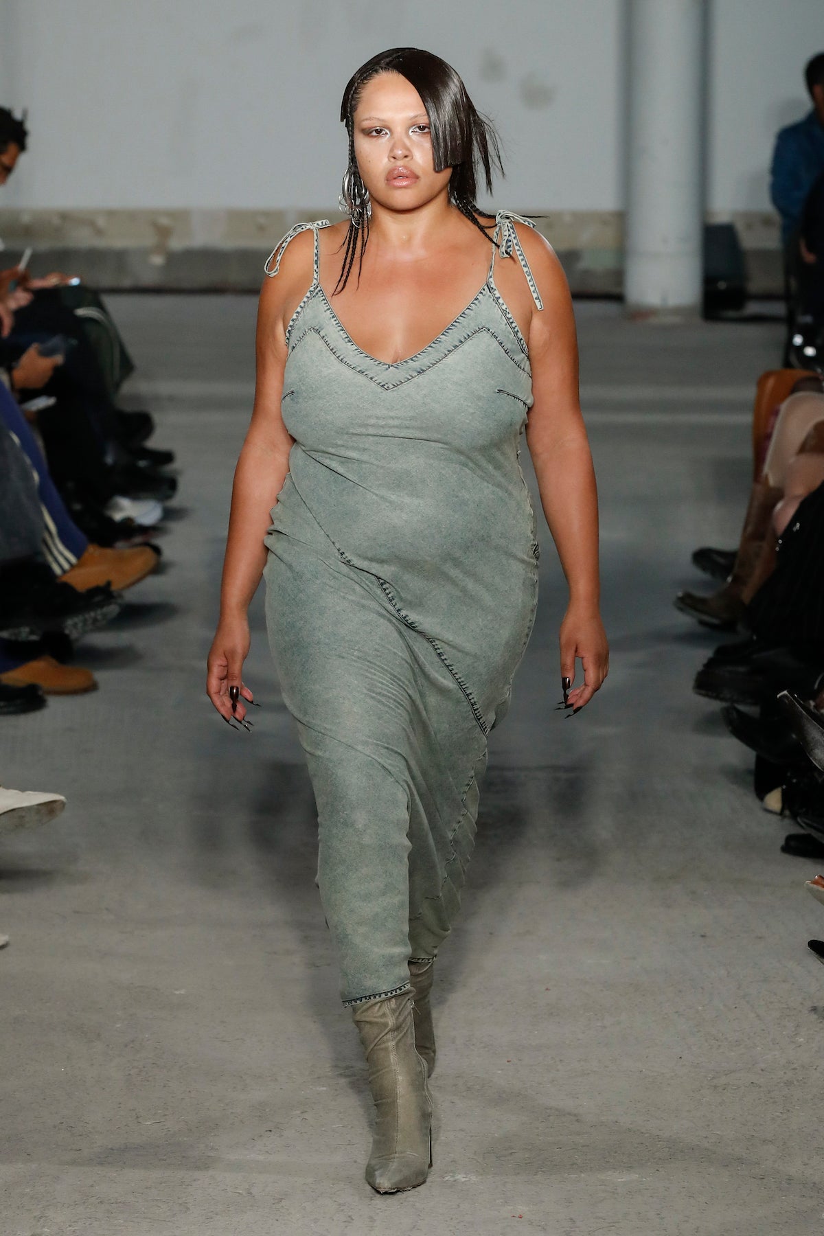Issa Bias Dress Washed Blue
