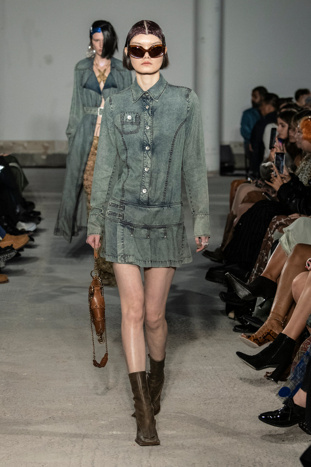 Issa Shirt Dress Washed Blue