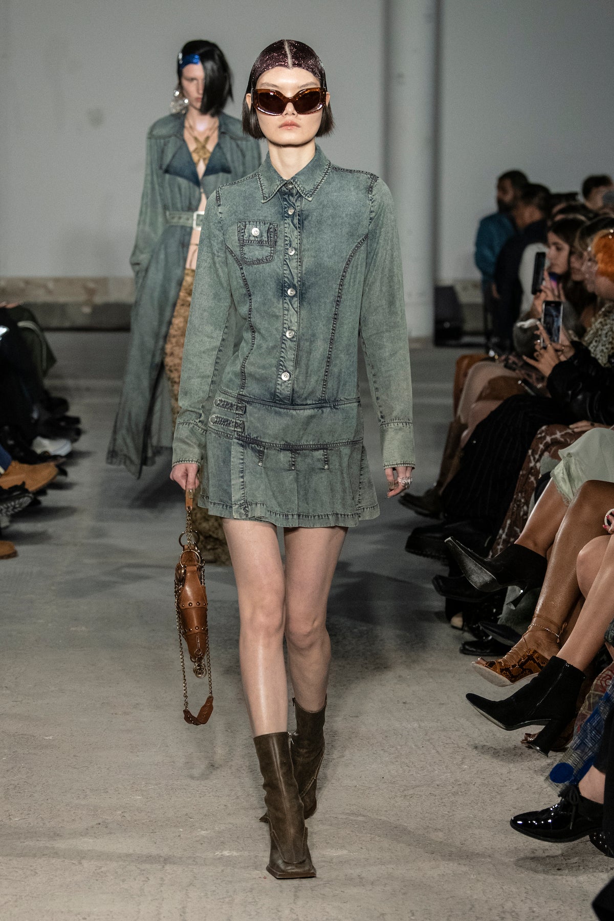 Issa Shirt Dress Washed Blue