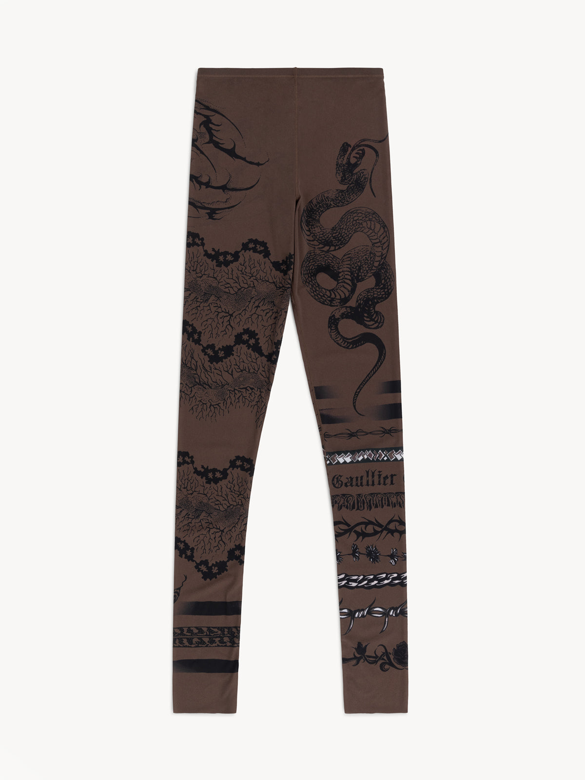JPG x KNWLS Trompe-l'oeil Tattoo Leggings Dark