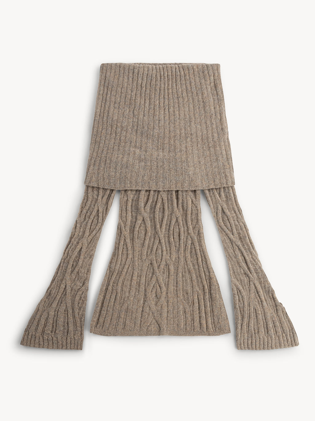 JPG x KNWLS Clavicle Dress Stone