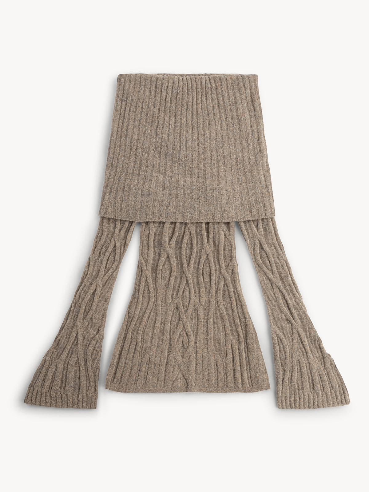 JPG x KNWLS Clavicle Dress Stone