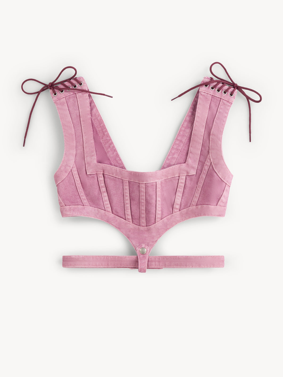 JPG x KNWLS Washed Bustier
