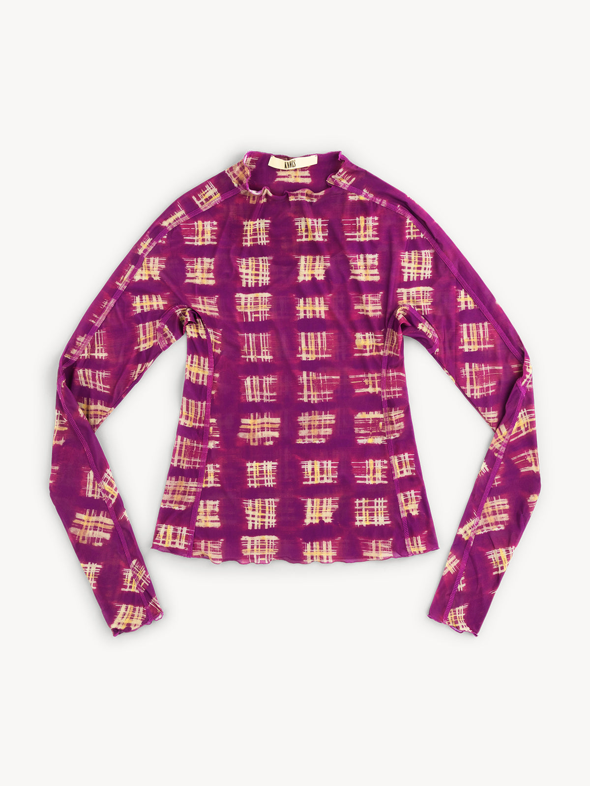 Halcyon Top Acid Plaid Purple