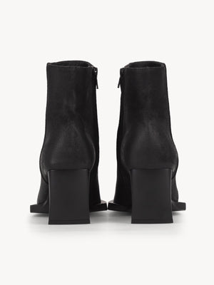Serpent Ankle Boots Black