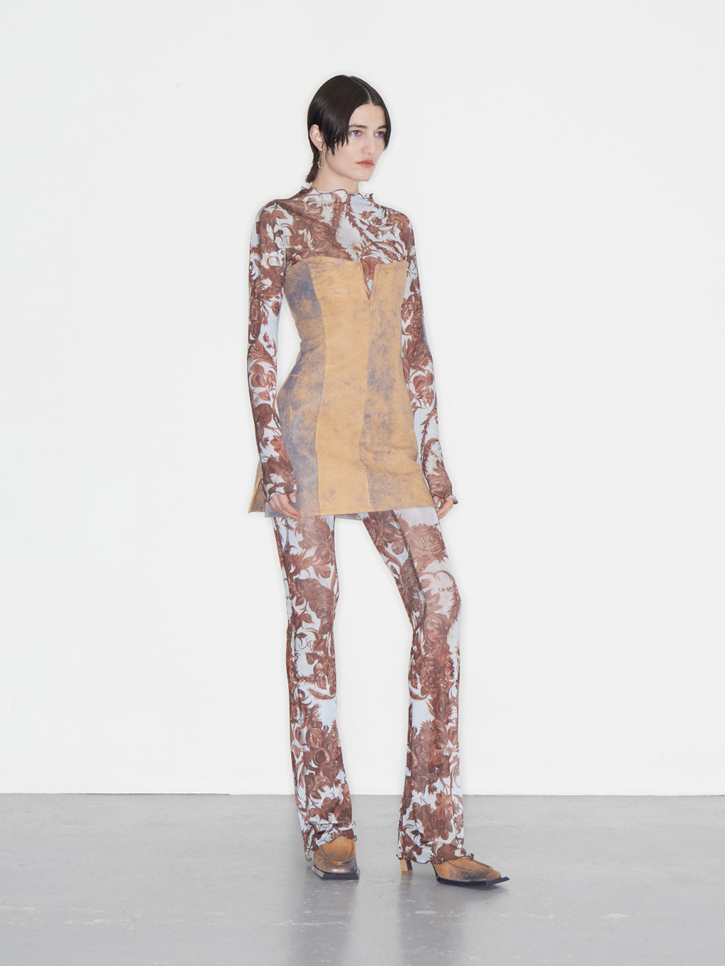 Ballis Dress Distressed Blue