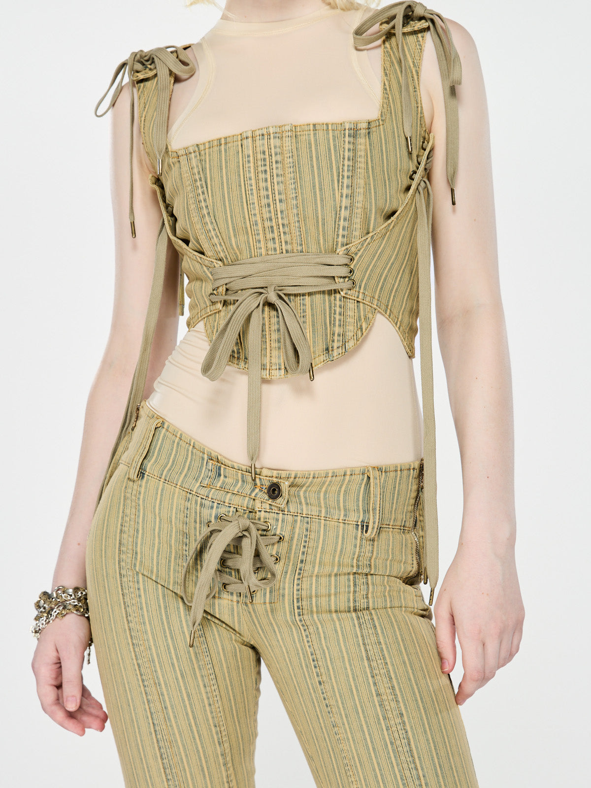 GFRC Corset Tan Stripe