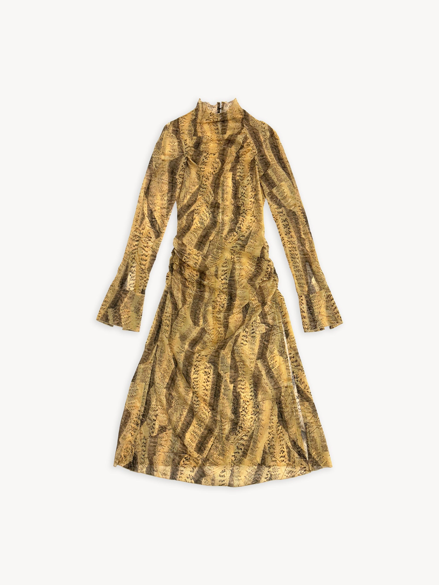 Serpent Dress Crushed Snake