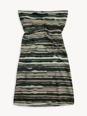 Skinn Dress Bleach Stripe