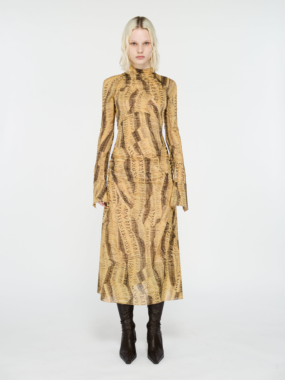 Serpent Dress Crushed Snake