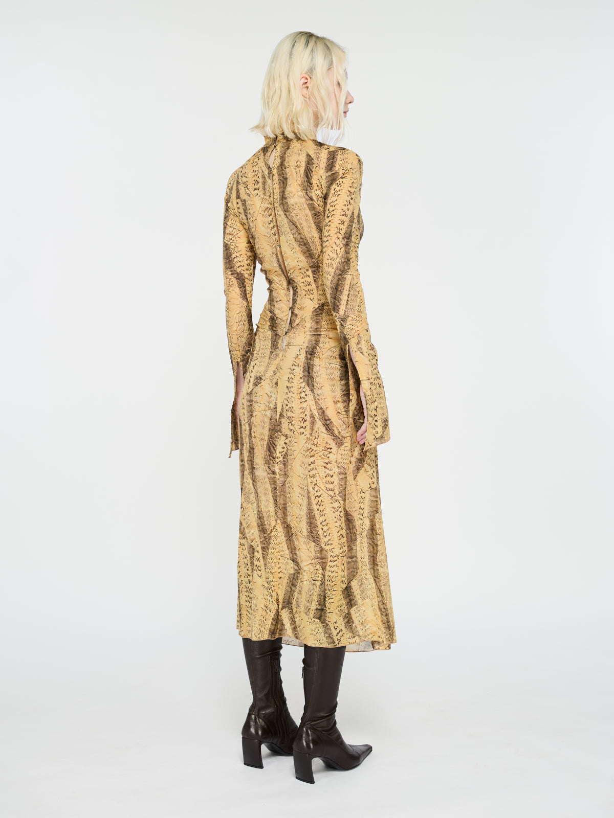 Serpent Dress Crushed Snake
