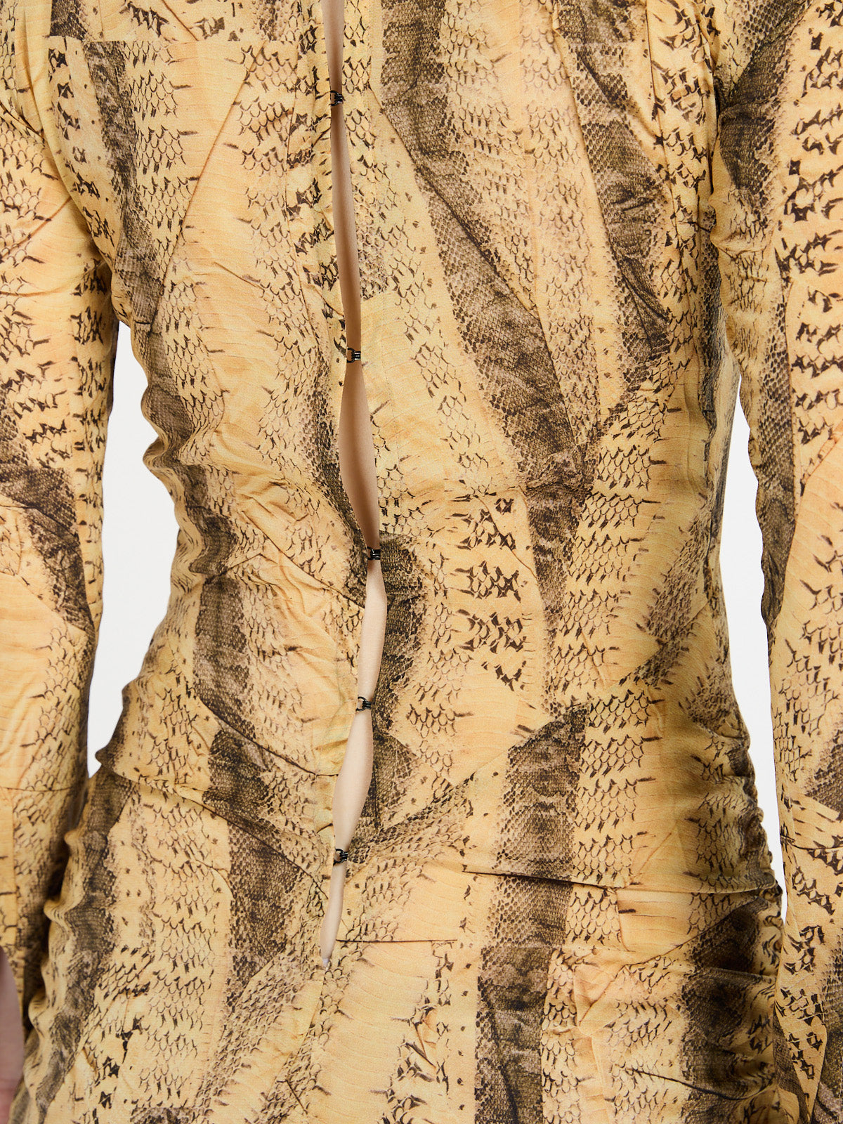 Serpent Dress Crushed Snake