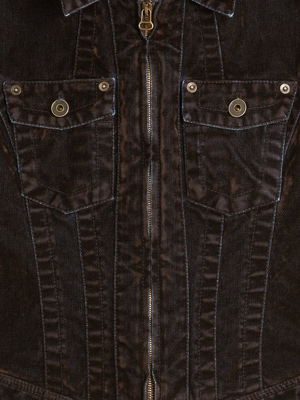 Flock Denim Jacket Dark