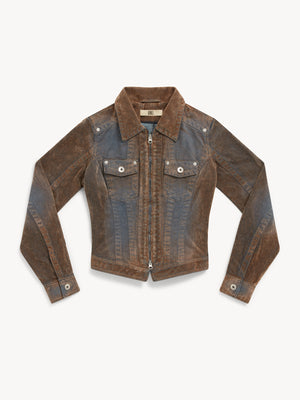 Flock Denim Jacket Stone