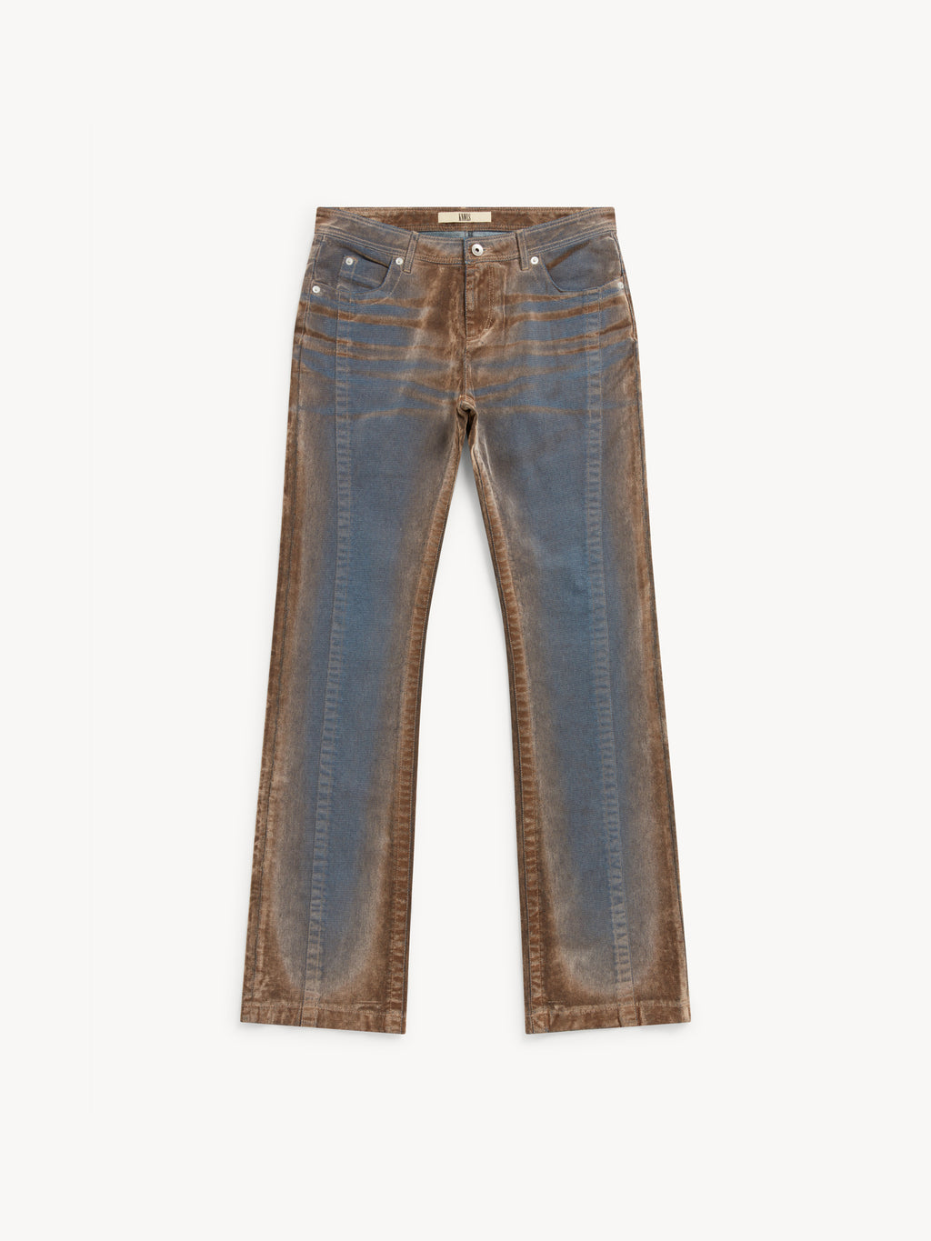 Flock Denim Trousers Stone