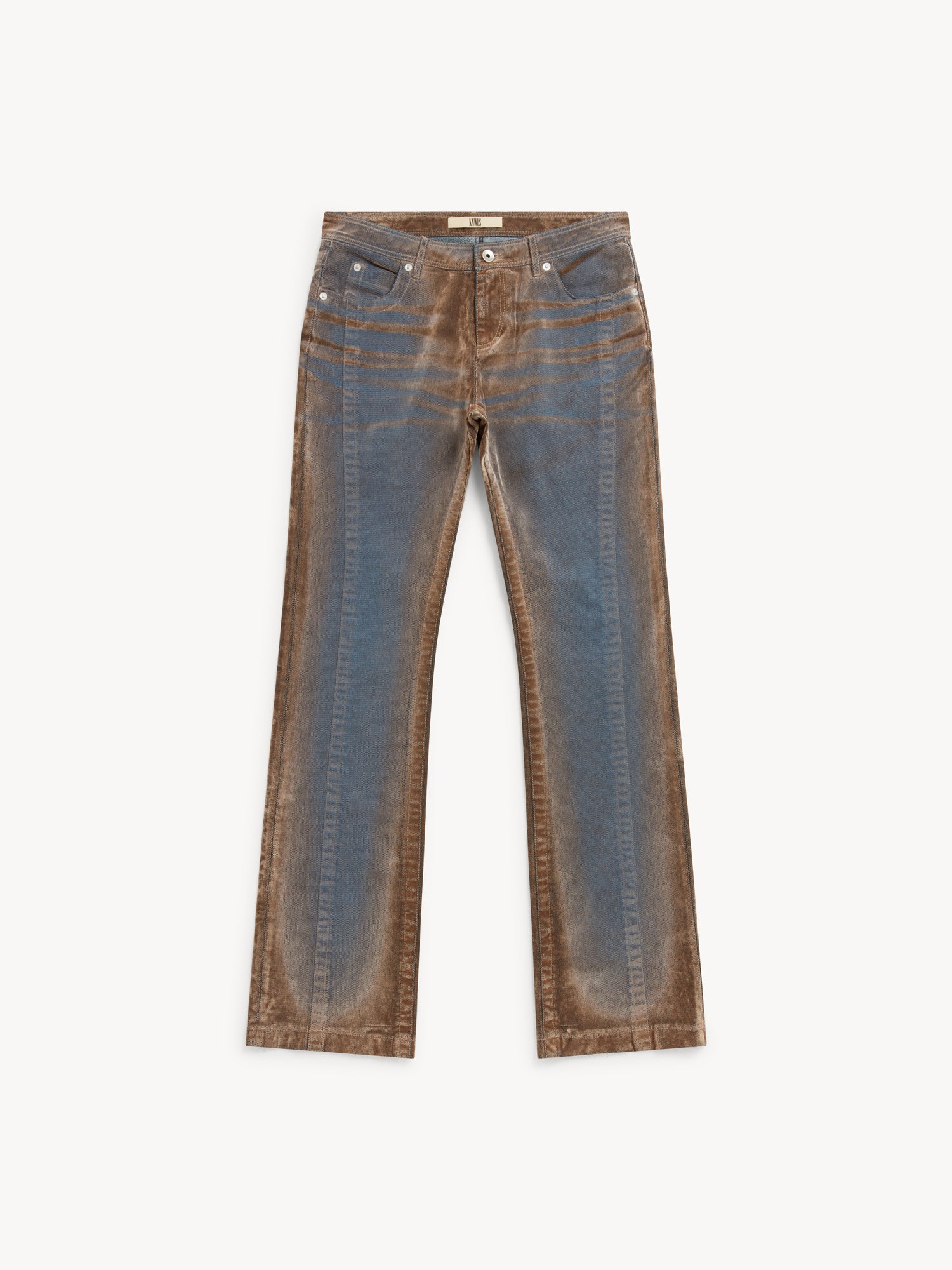 Flock Denim Trousers Stone
