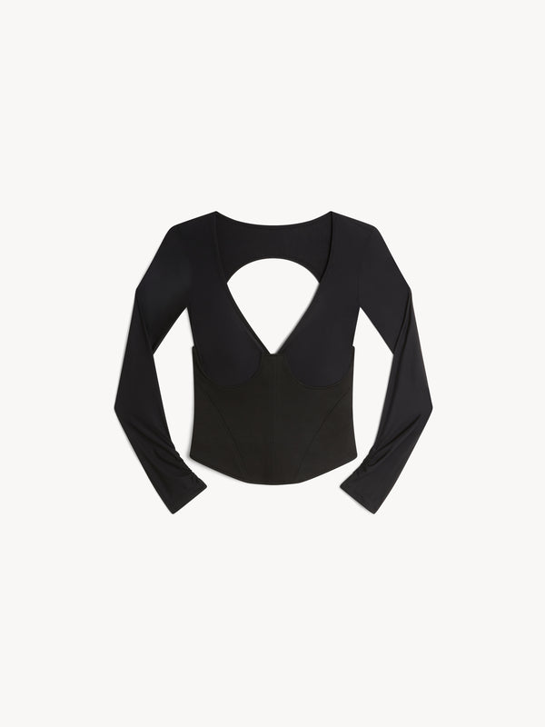 Scythe Bustier Black