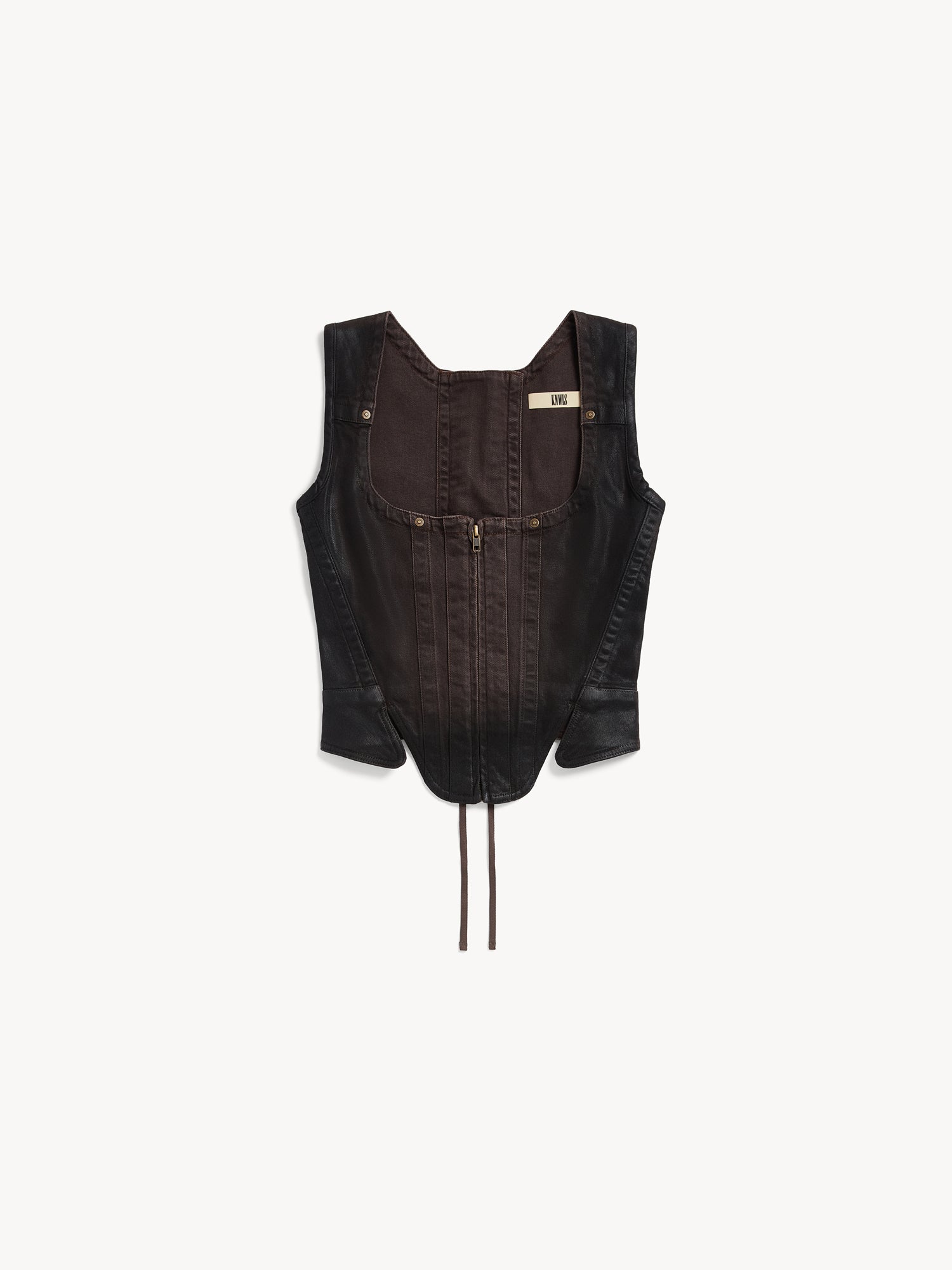 Alice Bustier Brown Gloss