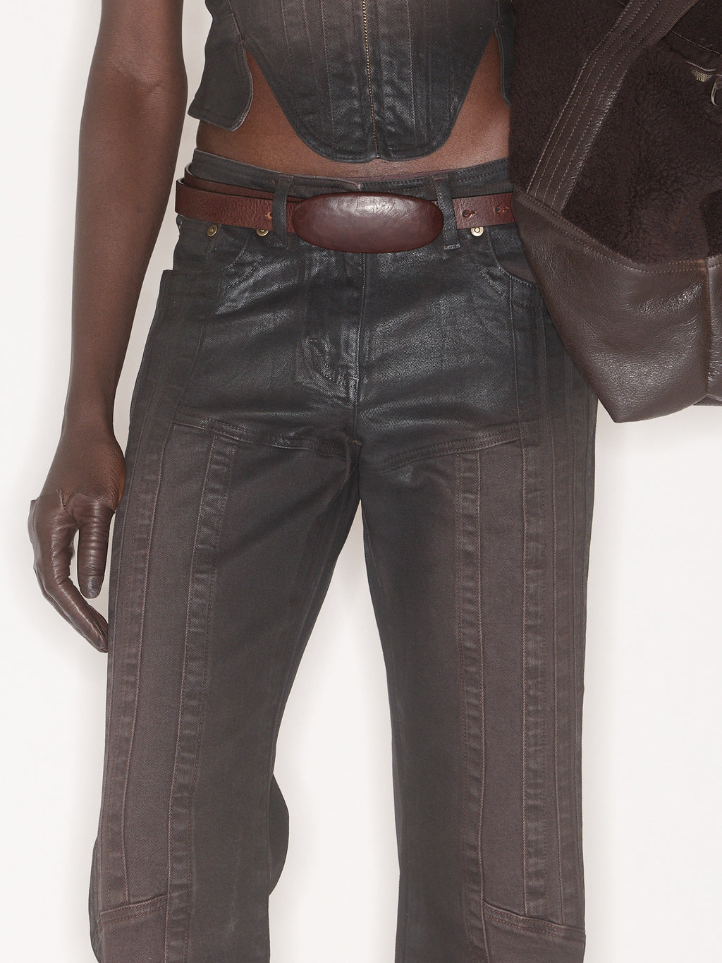 Alice Jeans Brown Gloss