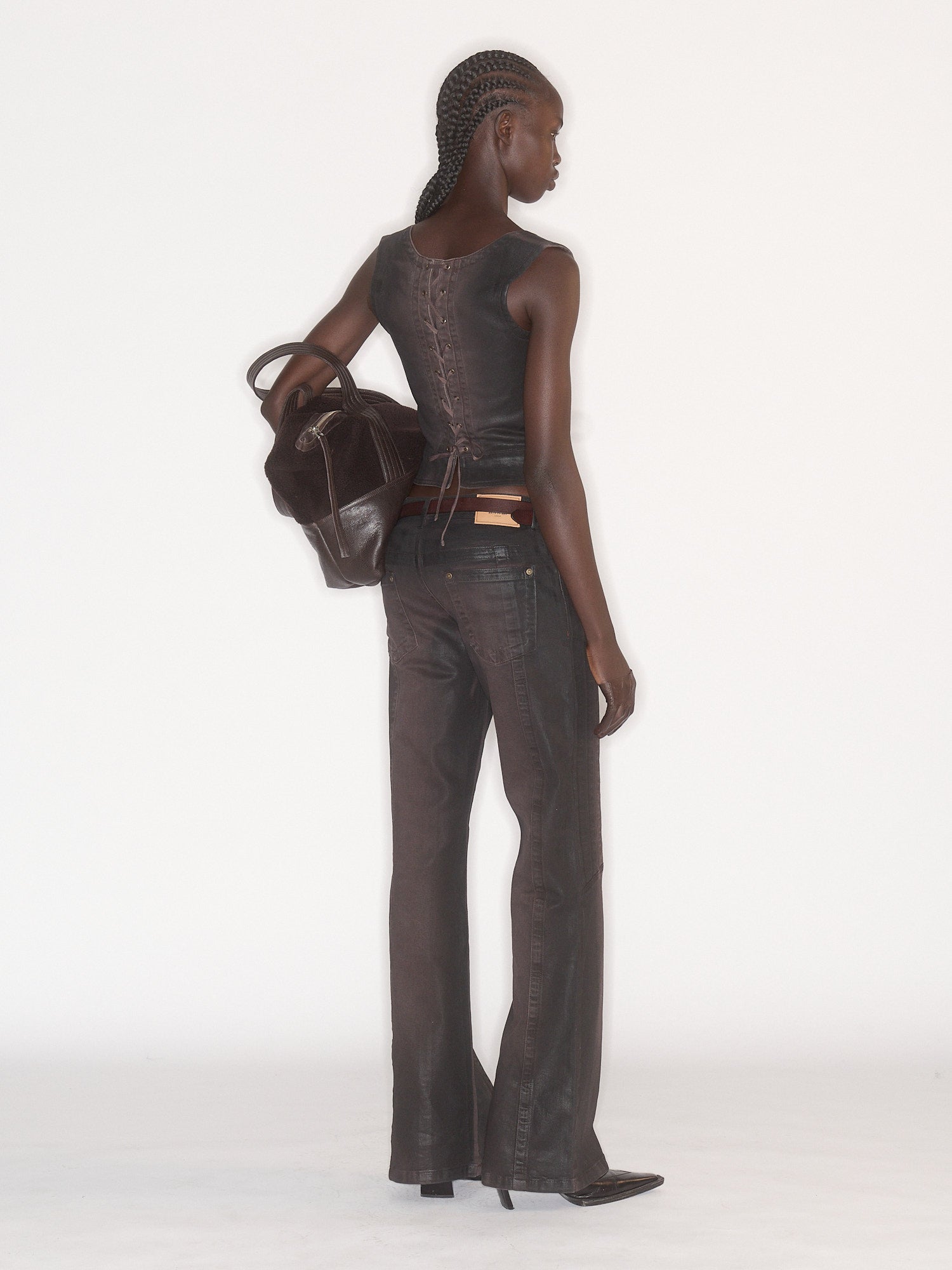 Alice Bustier Brown Gloss