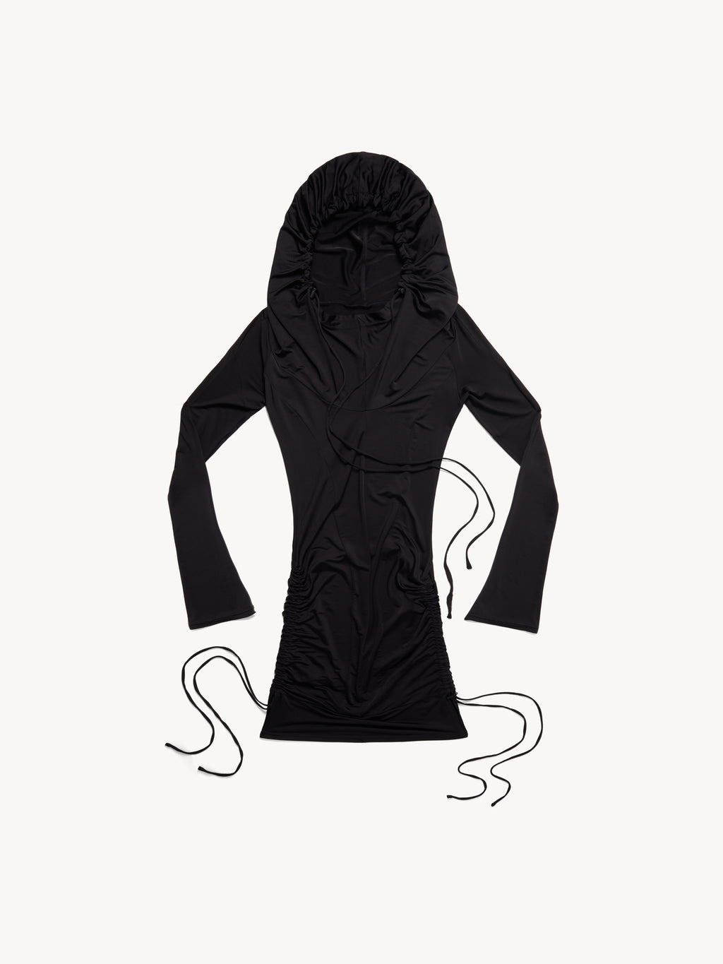 CU Hooded Dress Black