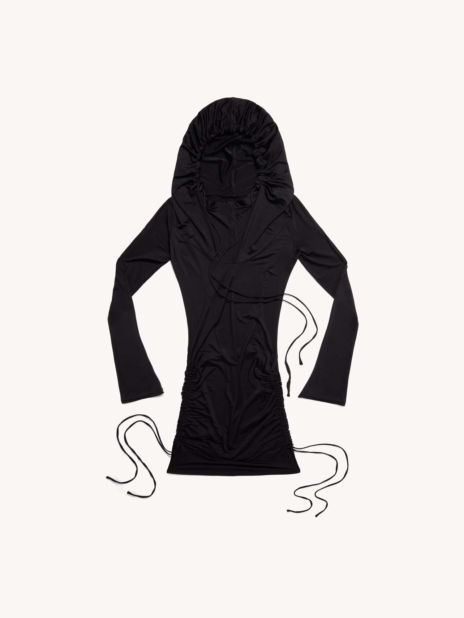 CU Hooded Dress Black