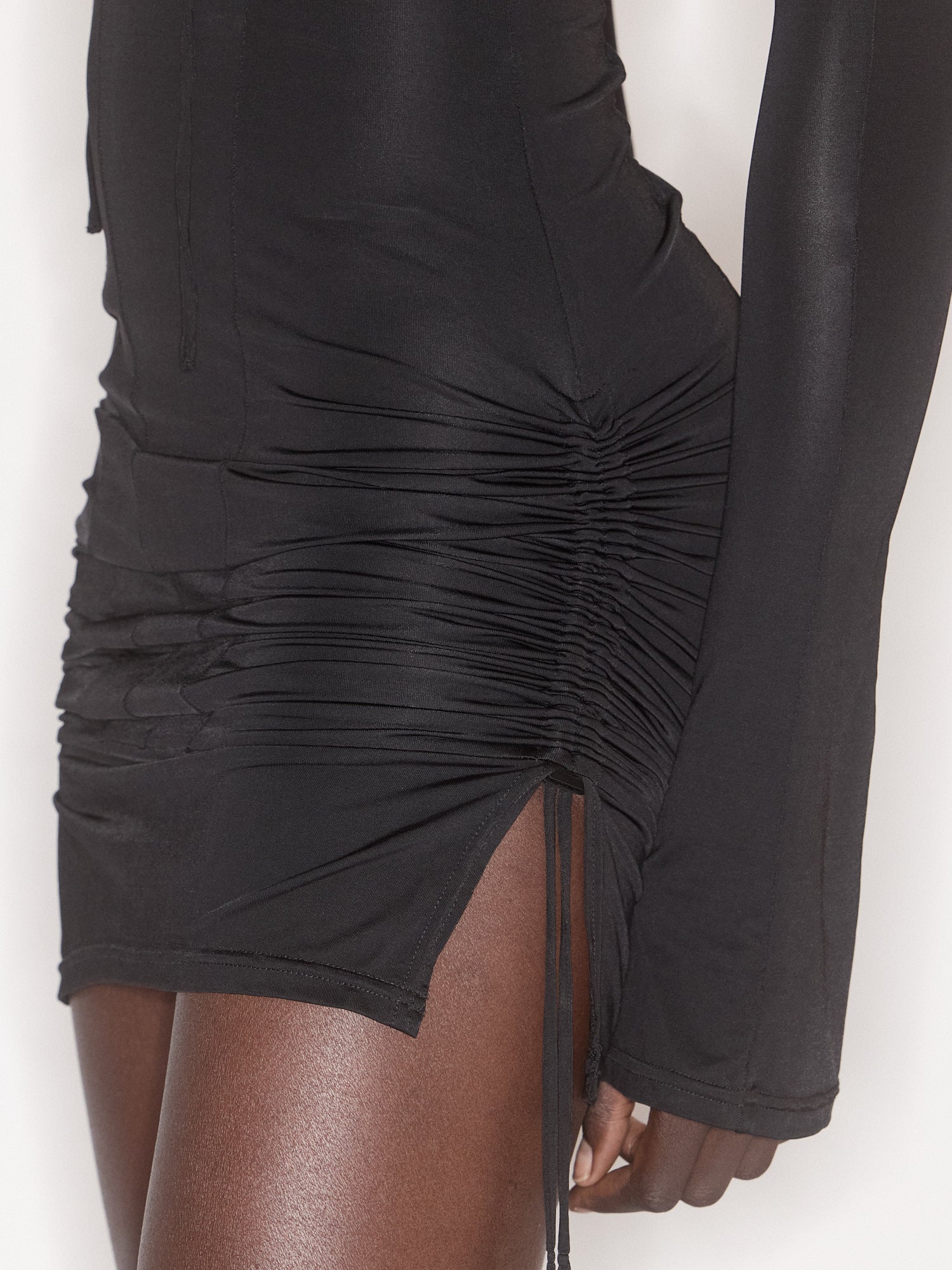 CU Hooded Dress Black