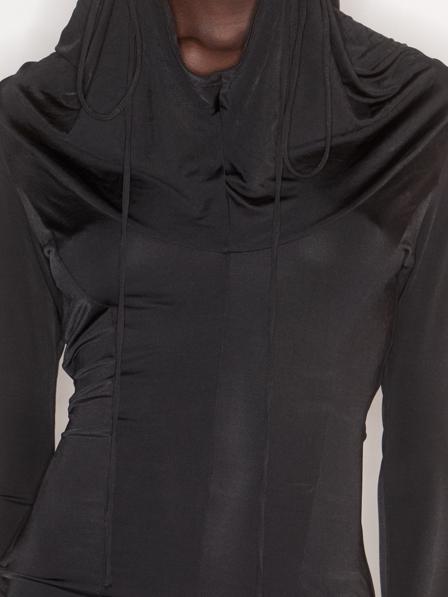 CU Hooded Dress Black