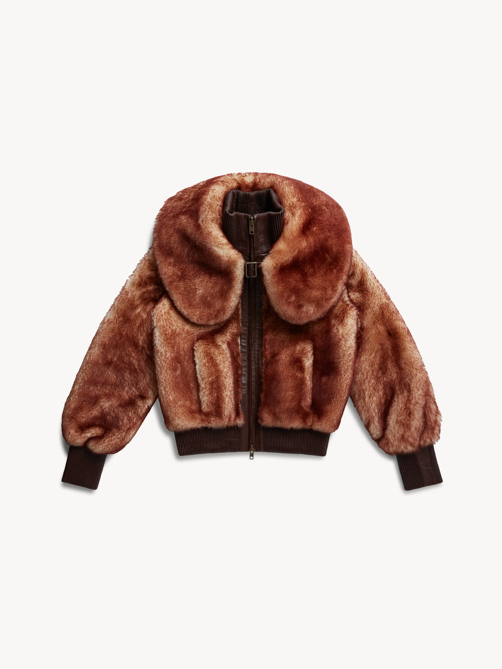 Eliza Shearling Rust