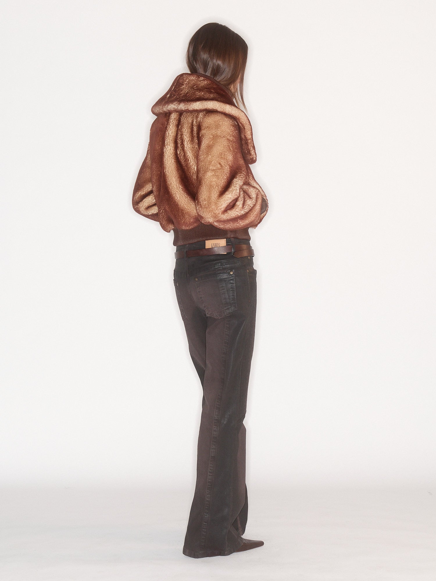 Eliza Shearling Rust