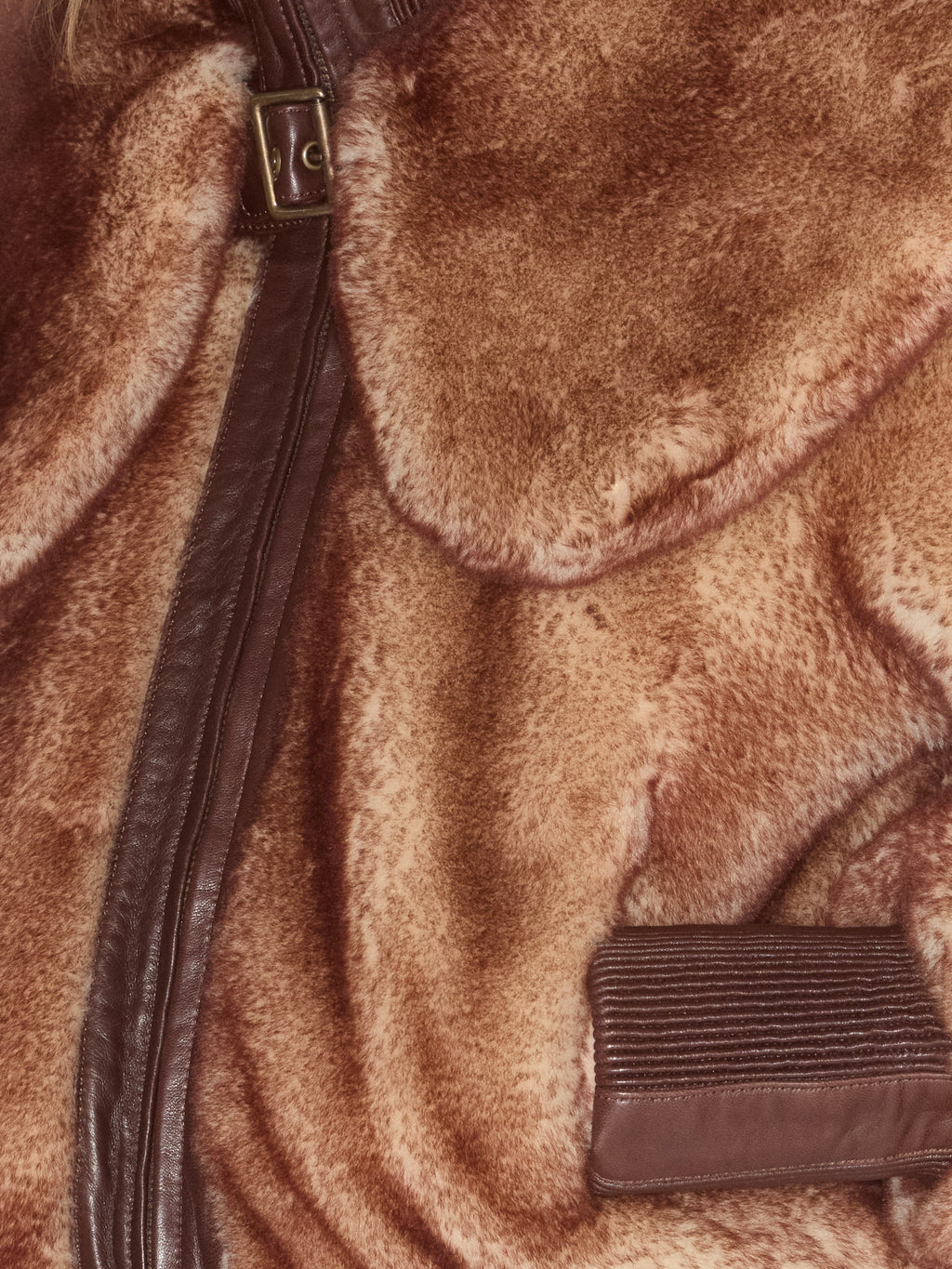 Eliza Shearling Rust