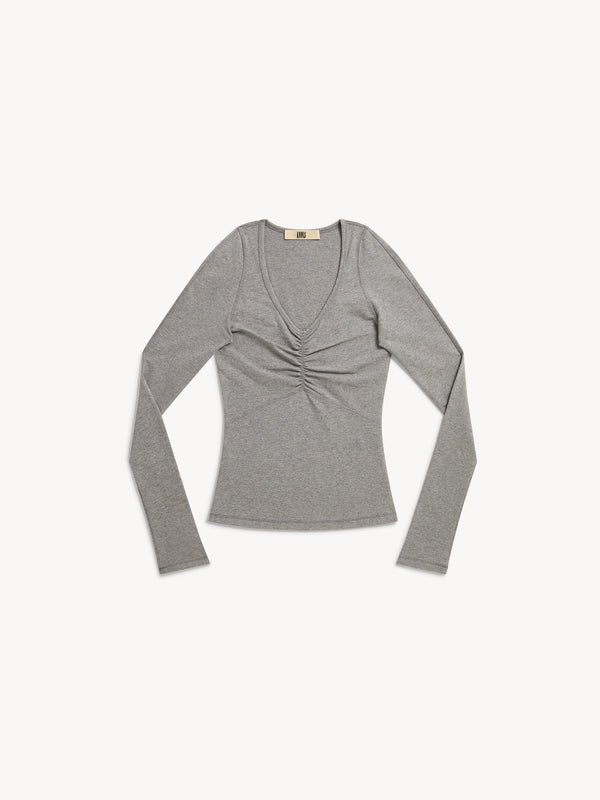 Ghost Top Grey Marl