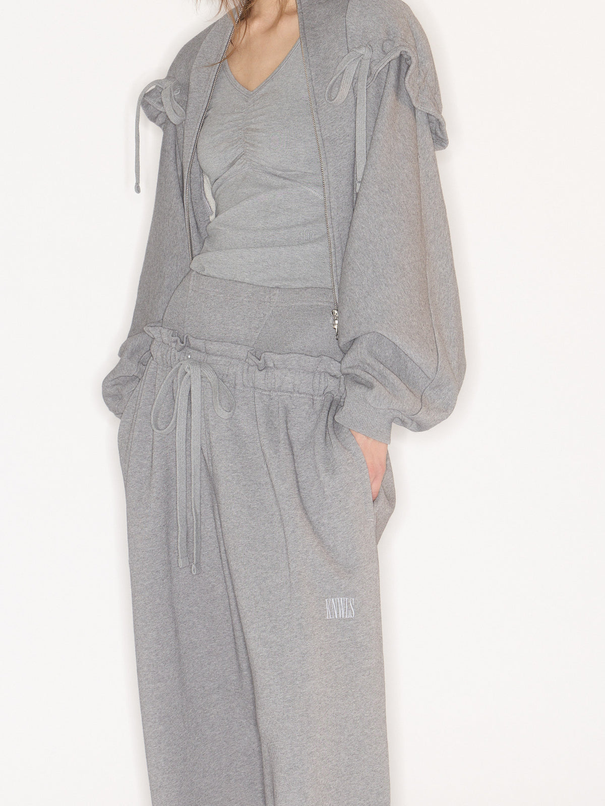 Ghost Top Grey Marl