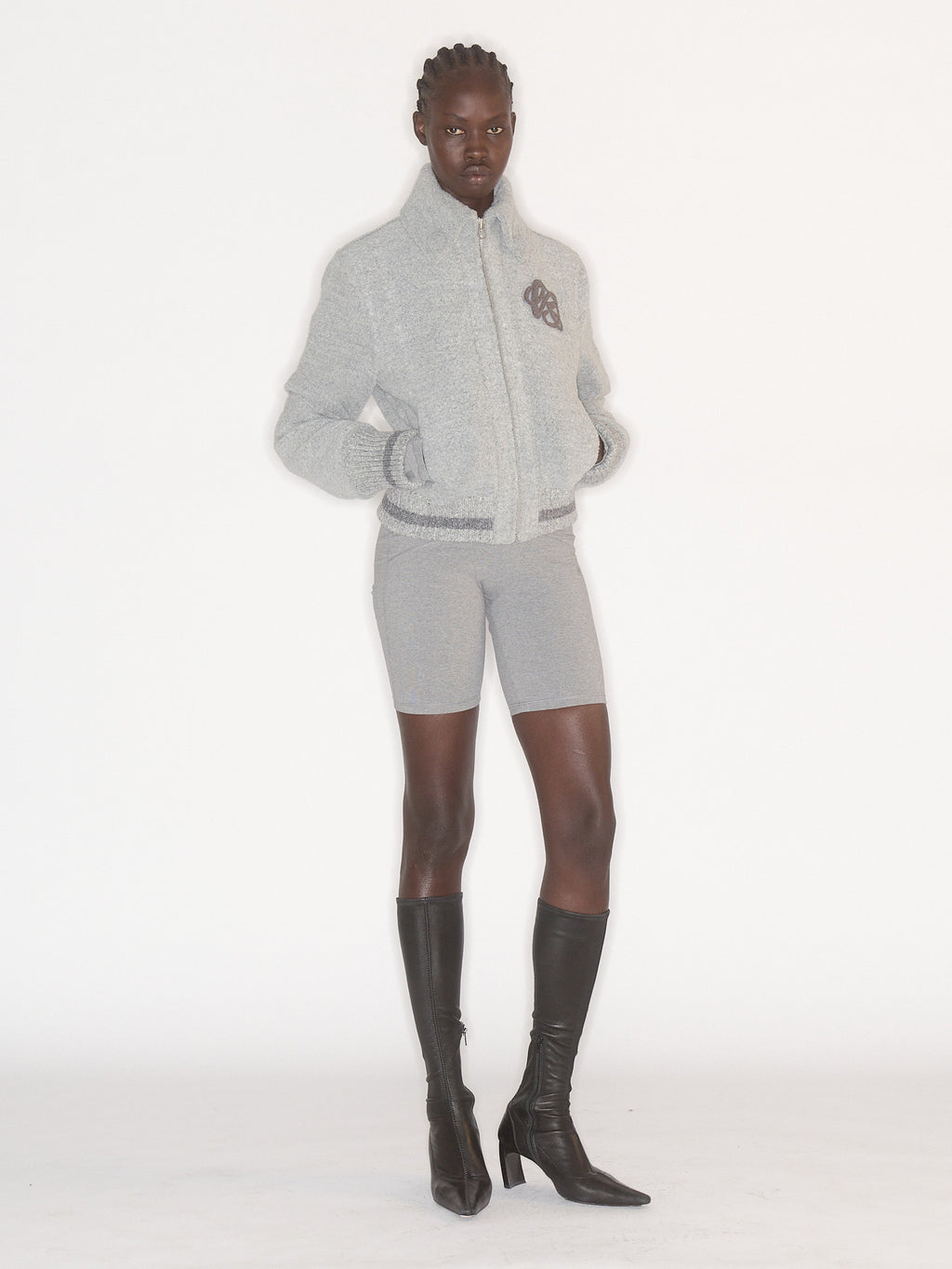 Ghost Shorts Grey Marl
