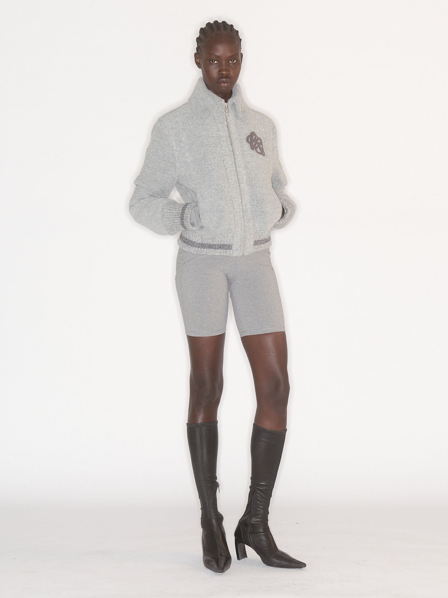Ghost Shorts Grey Marl