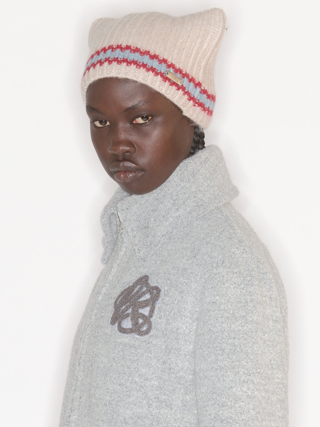 Precious Hat Sand Stripe