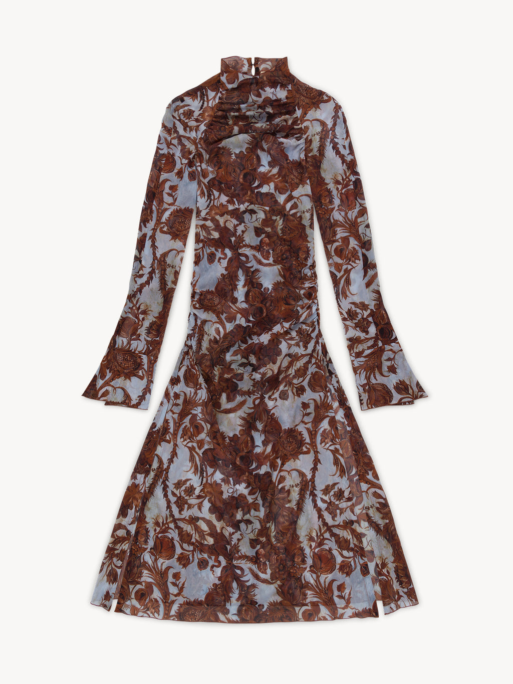 Serpent Dress Wildflower Emboss Blue