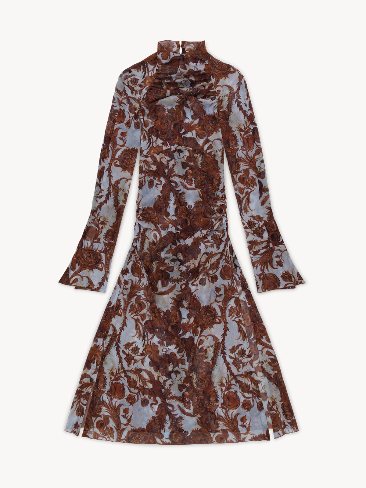 Serpent Dress Wildflower Emboss Blue