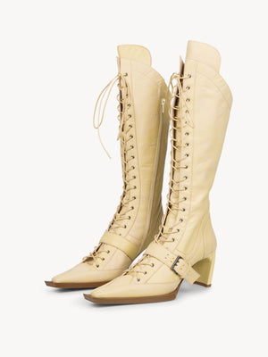 XSerpent High Boots Distressed Yellow