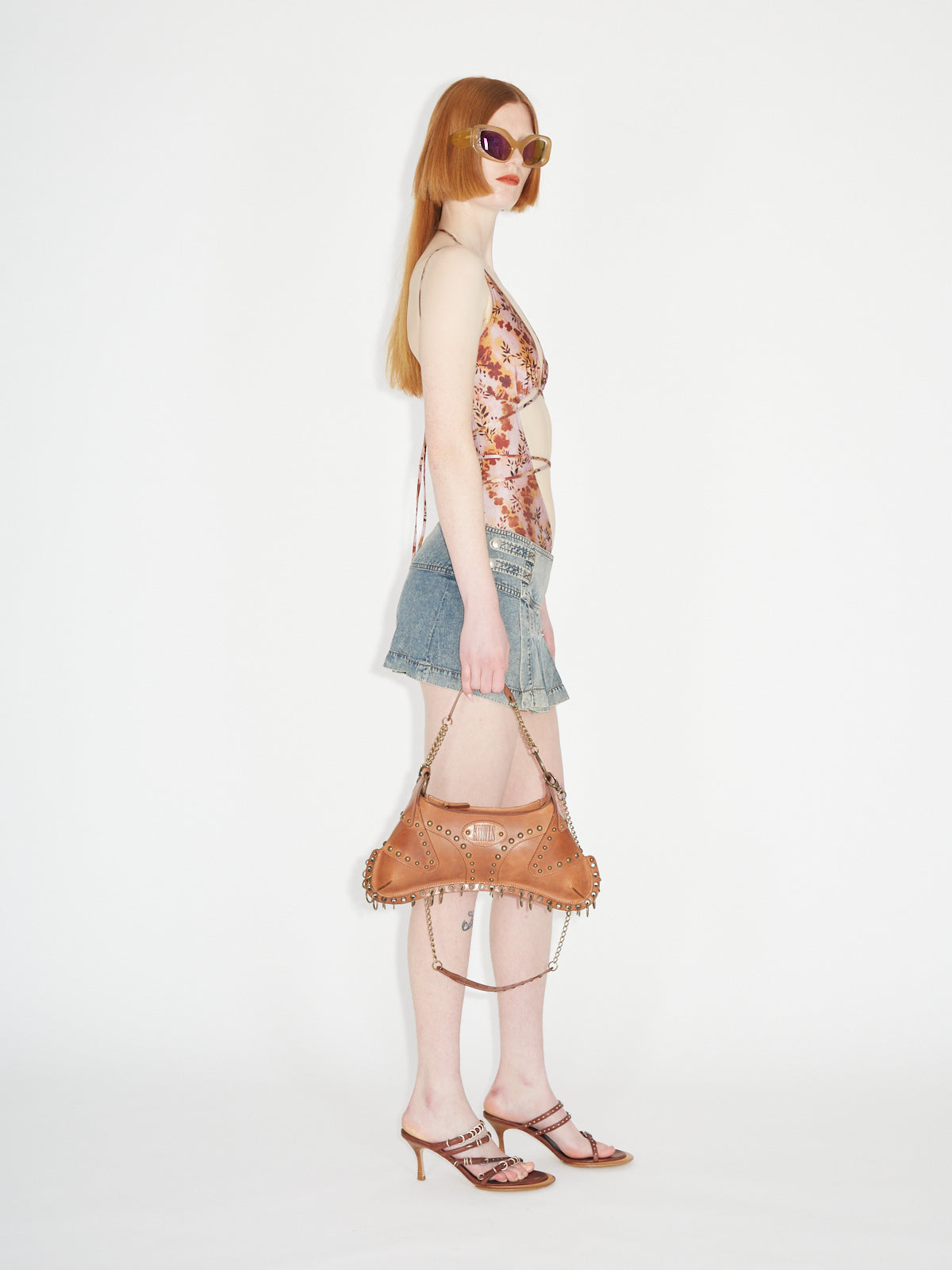 Issa Skirt Washed Blue